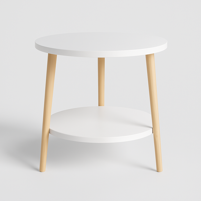 Round Side Table – Coffee Table for Living Room
